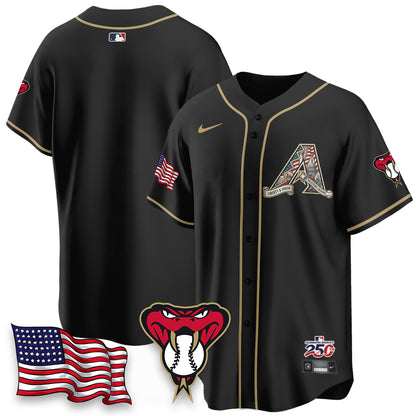 Arizona Diamondbacks 2026 Independence Day USA Vapor Limited Jersey - Stitched-NHM