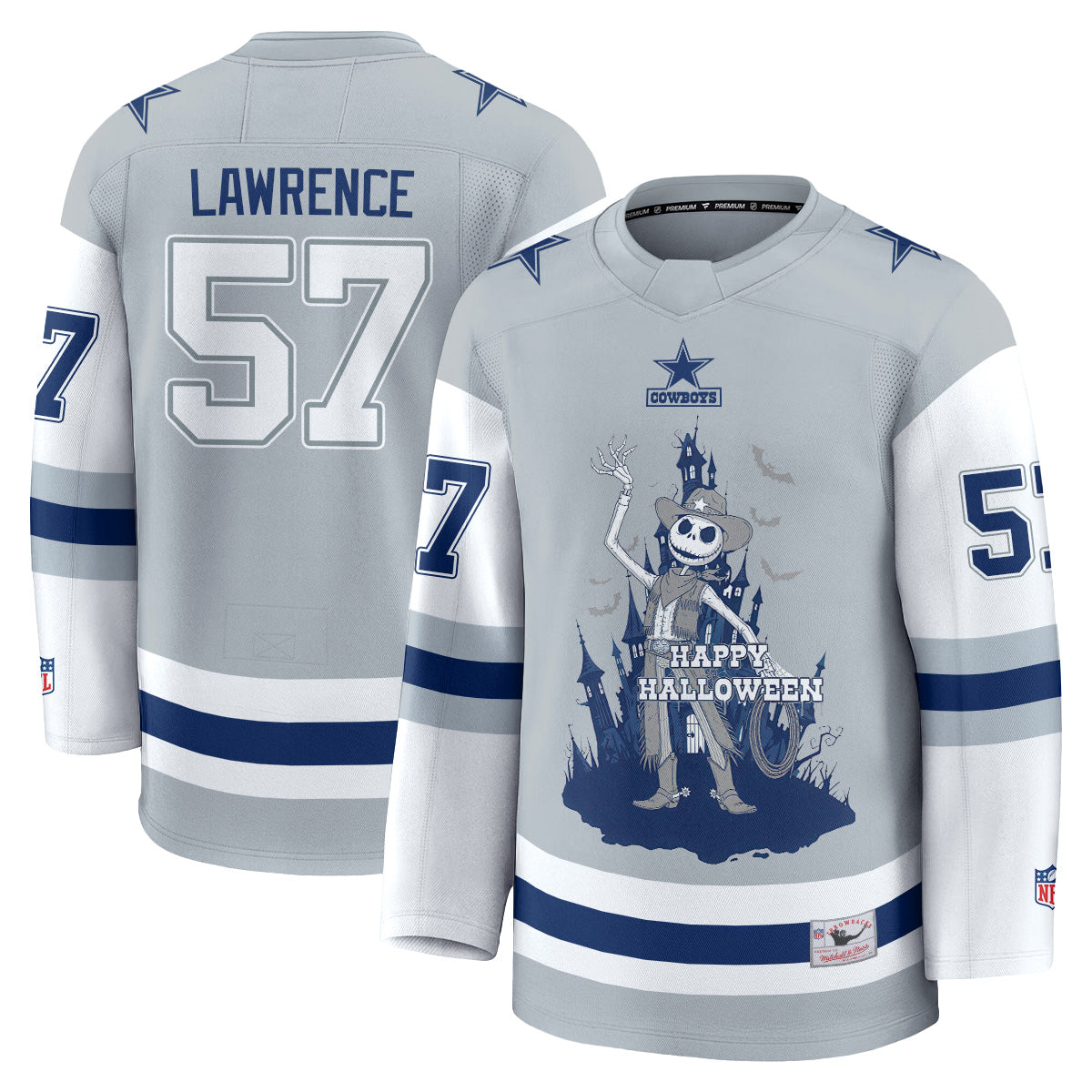 Dallas Cowboys x Nightmare Halloween 2026 Edition Hockey Jersey - Printed