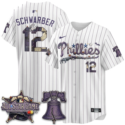 Philadelphia Phillies Nightmare Edition Vapor Jersey - Printed-NHM