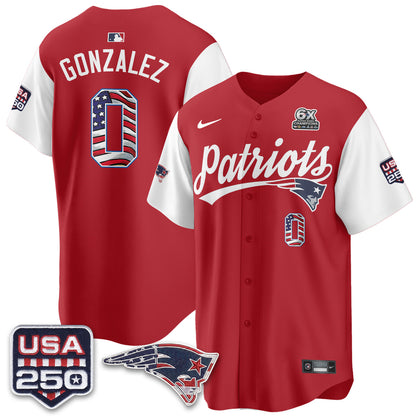 New England Patriots America Edition Vapor Jersey - Stitched
