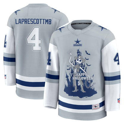 Dallas Cowboys x Nightmare Halloween 2026 Edition Hockey Jersey - Printed