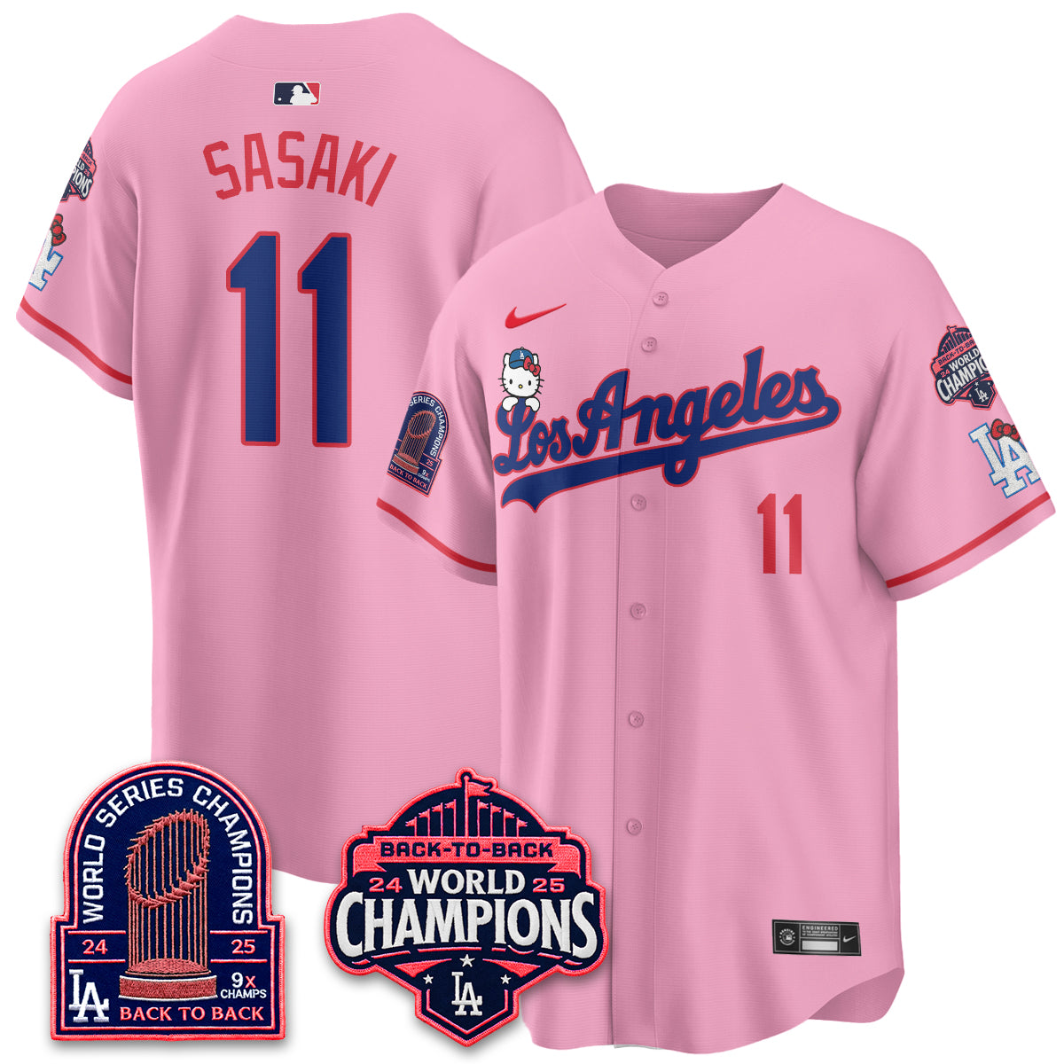 LAD x Hello Kitty Night 2026 Vapor Jersey - All Stitched - V2