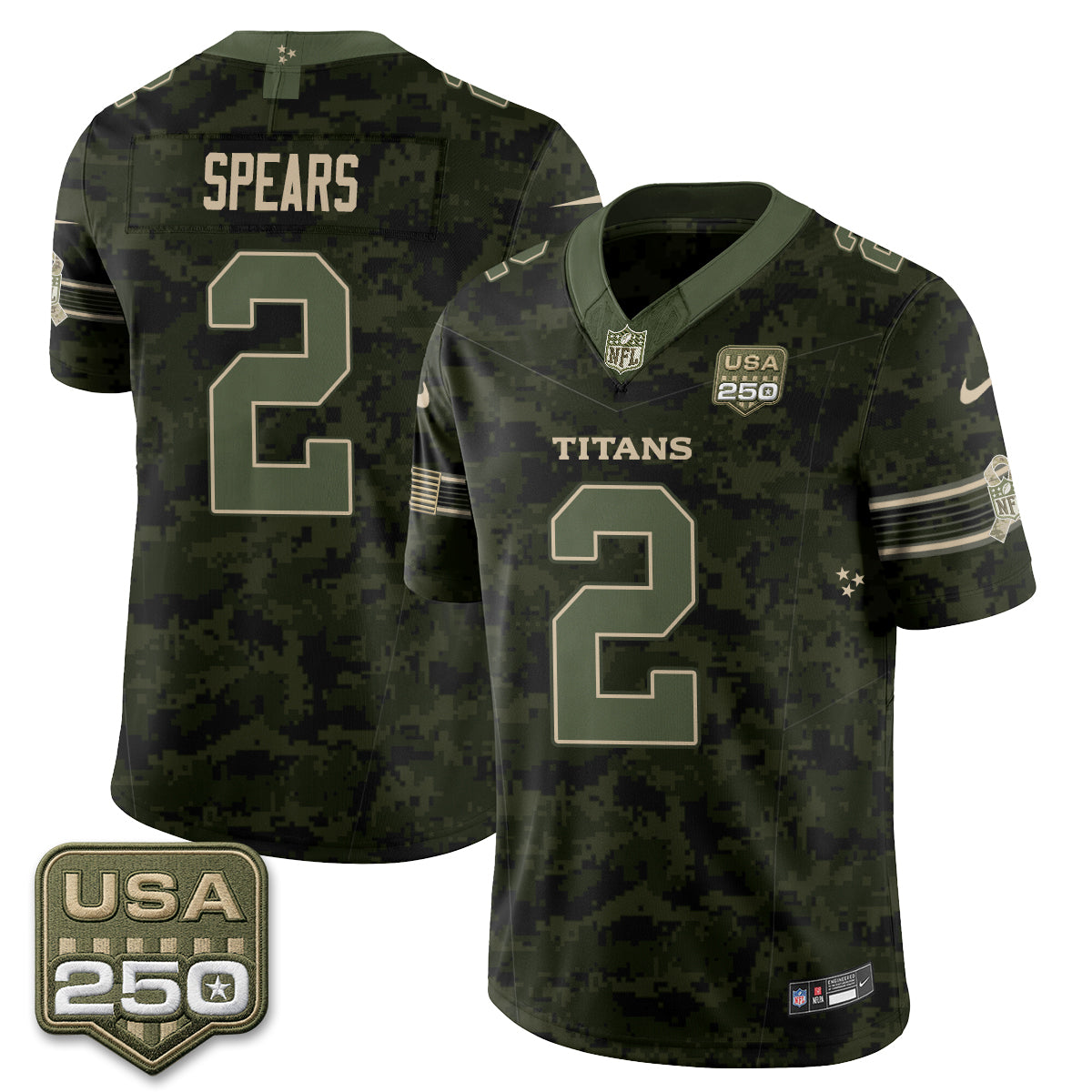 TEN 2026 Salute to Service Edition Vapor Jersey - Stitched