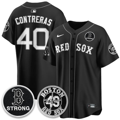 BOS Tim Wakefield Memorial Patch Vaper Premier Limited Jersey - Stitched V2