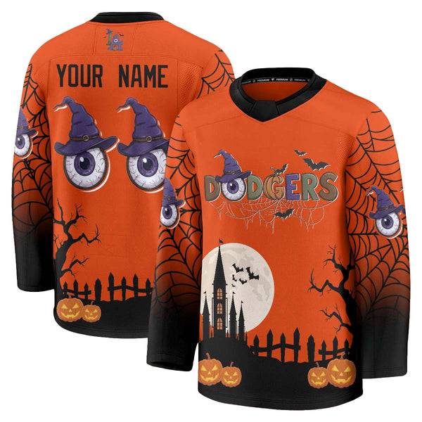 LAD Halloween Edition Hockey Custom Jersey - Printed