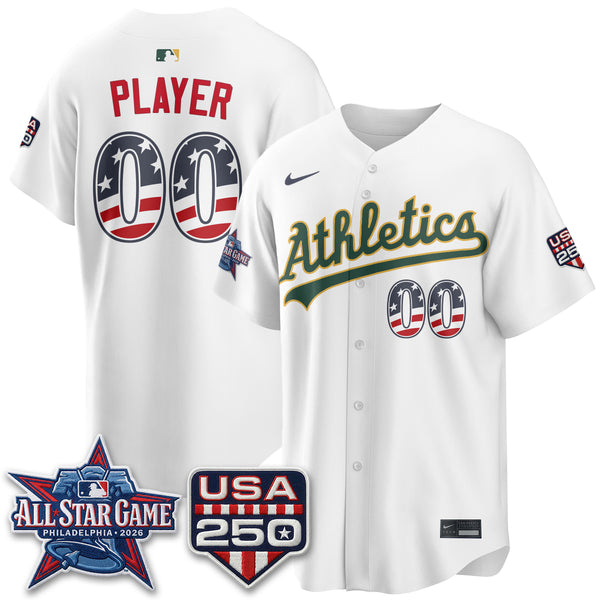 Oakland Athletics 2026 All Star Edition Vapor Custom Jersey - Stitched