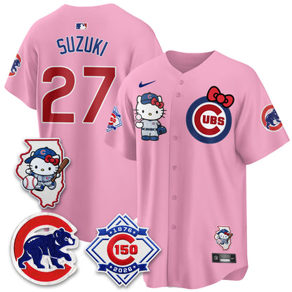 Chicago Cubs x Meow KT Vapor Premier Limited Jersey - All Stitched V2