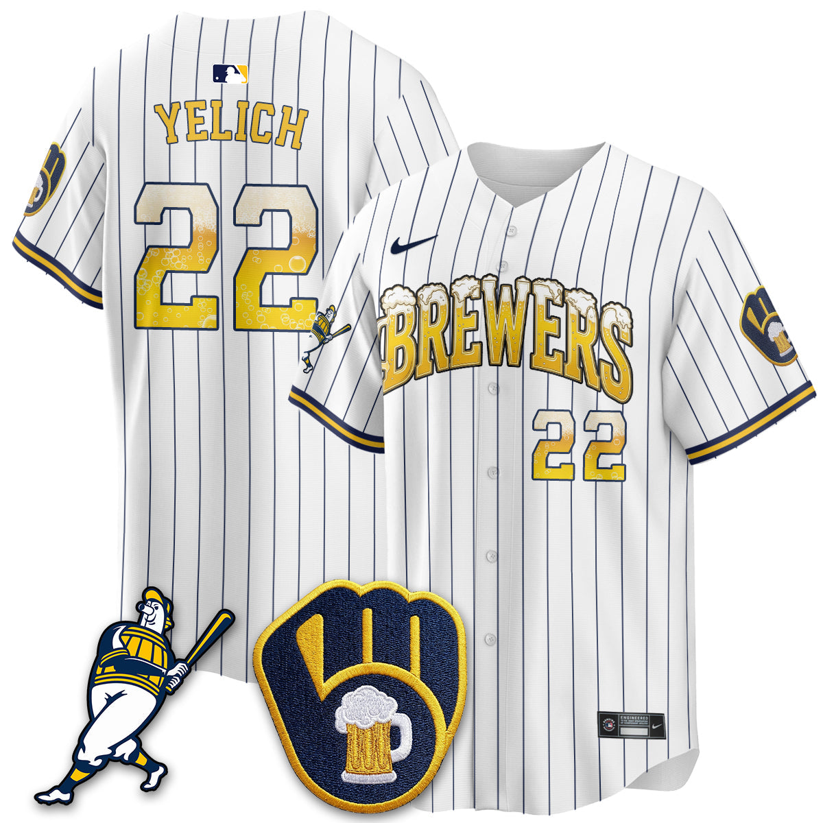 MIL "Pitcher & Pint" Edition Vapor Limited Jersey - Stitched