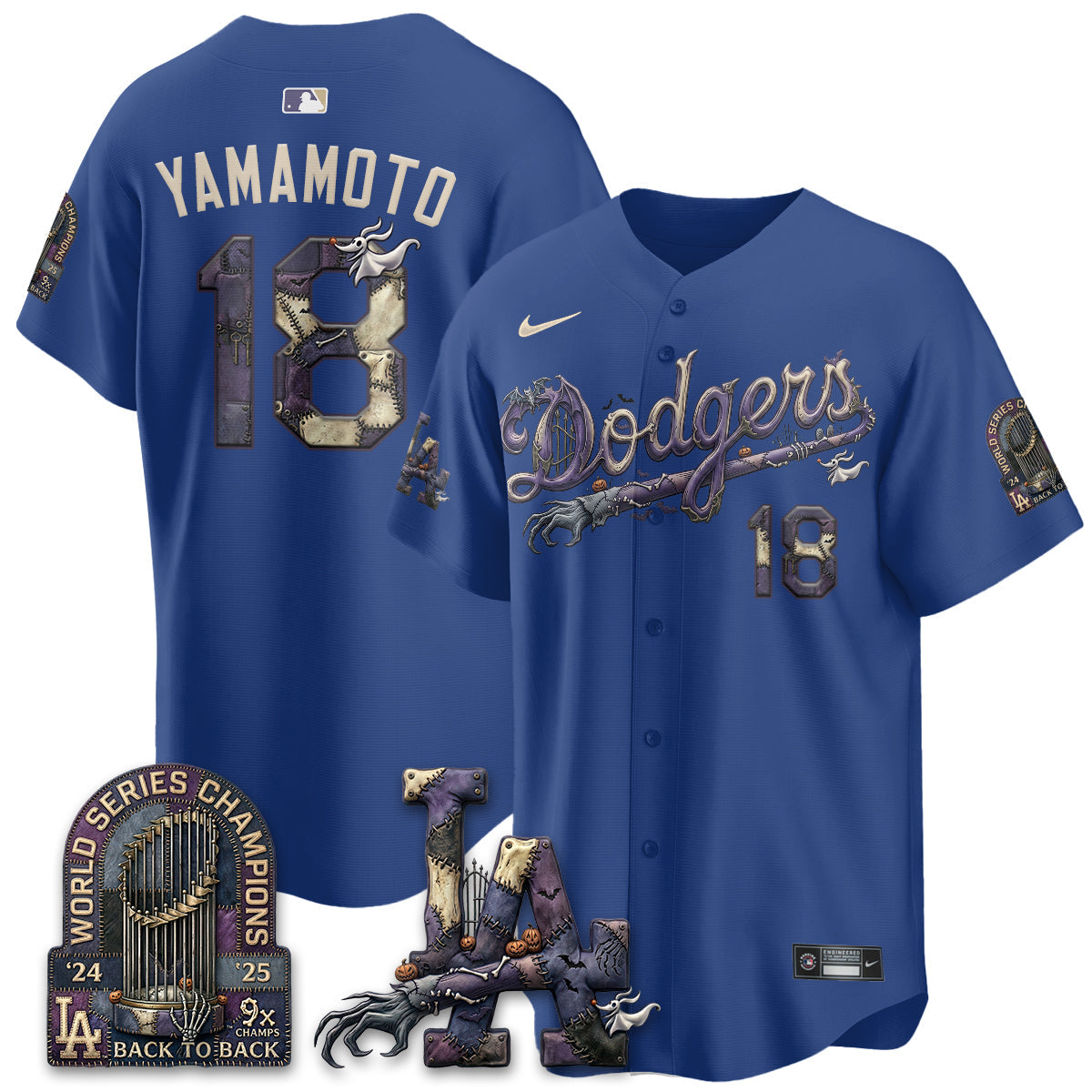 LAD Nightmare Edition Vapor Jersey - Stitched