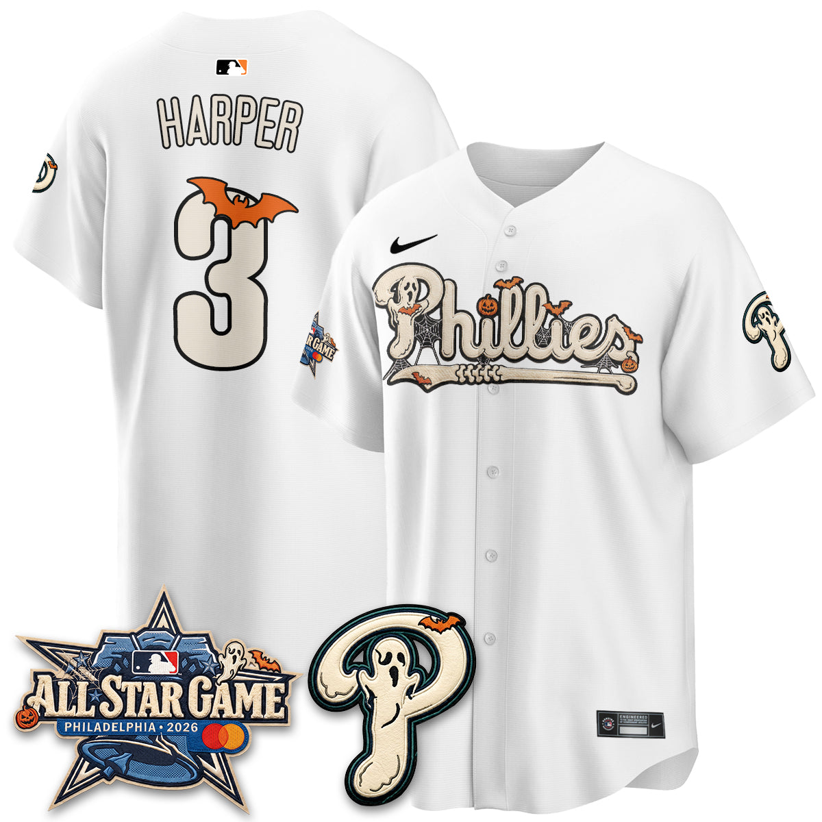 PHI Halloween 2026 Vapor Limited Jersey - Stitched (1)