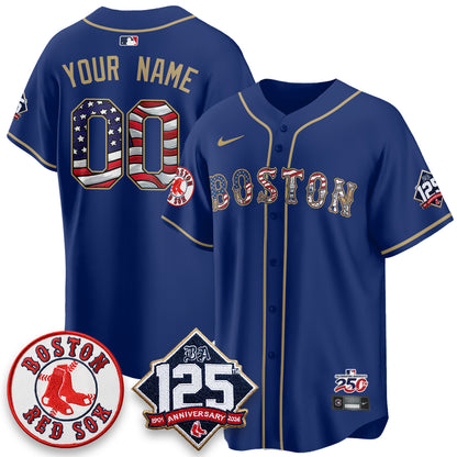 BOS 2026 Independence Day USA Vapor Limited Custom Jersey - Stitched