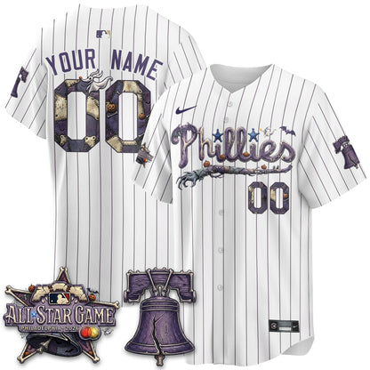 Custom Philadelphia Phillies Nightmare Edition Vapor Jersey - Printed-NHM