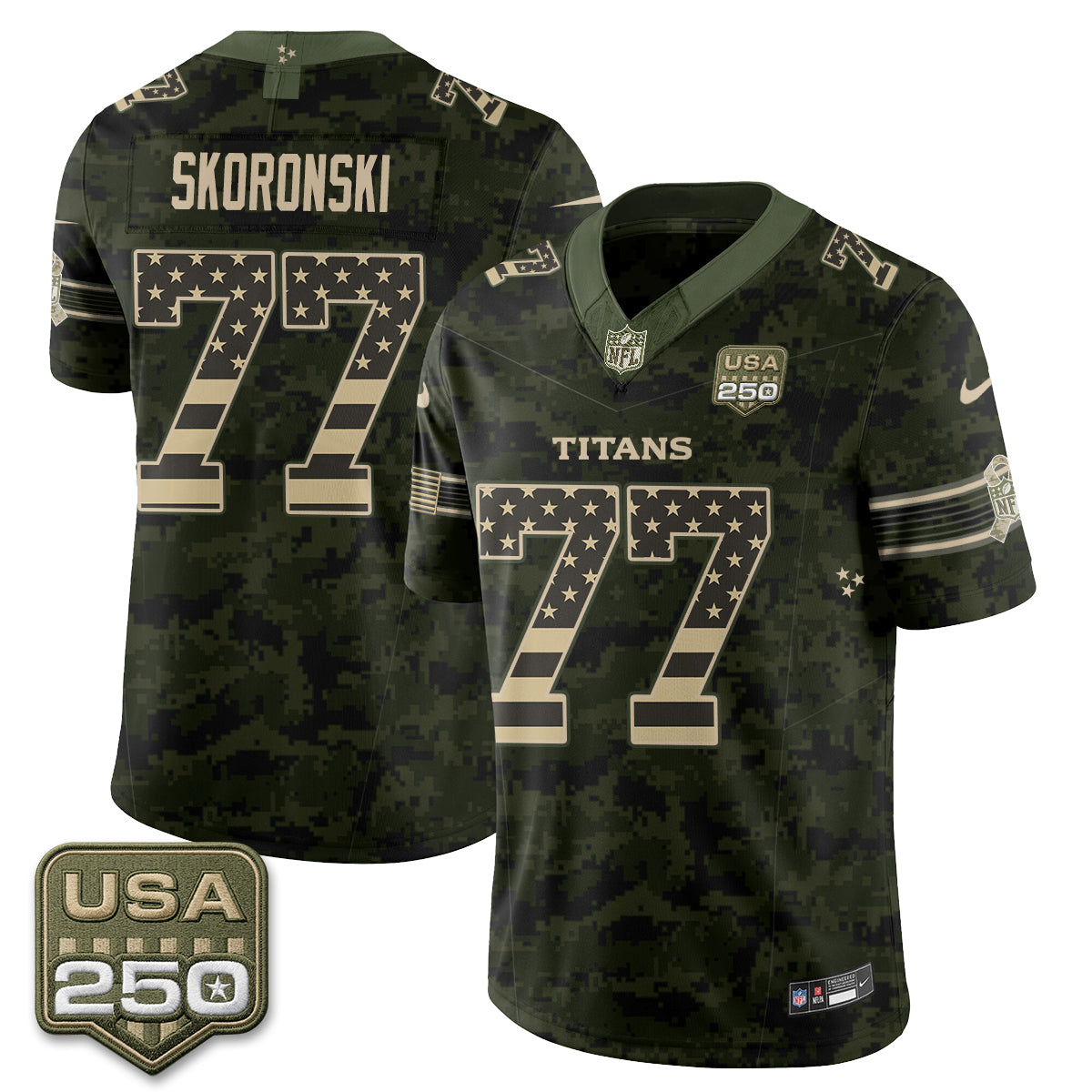 TEN 2026 Salute to Service Edition Vapor Jersey - Stitched
