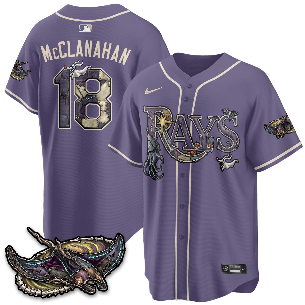 TB Nightmare Edition Vapor Jersey - Stitched