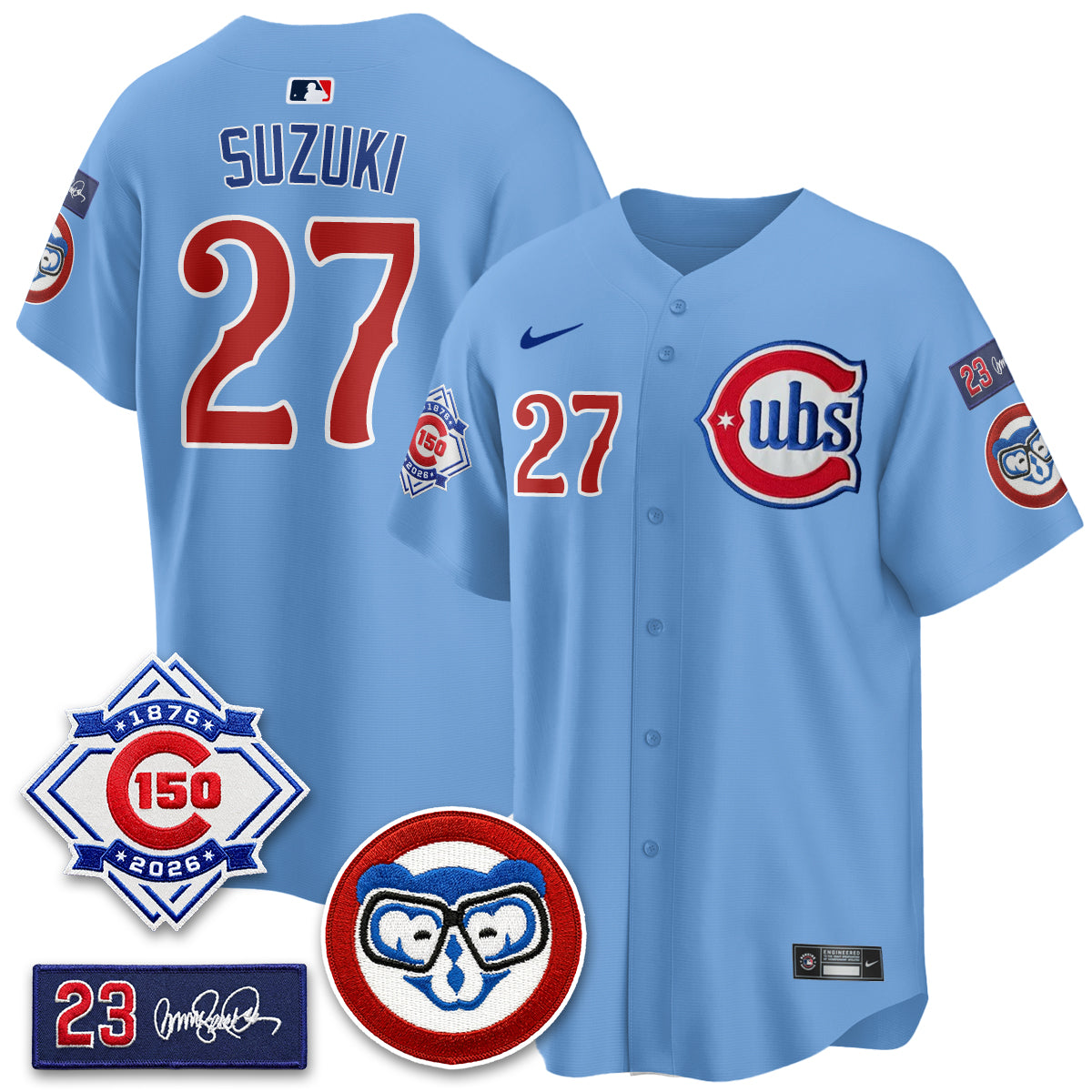 Chicago Cubs 150th Anniversary Holy Cow Vapor Premier Limited Jersey - All Stitched