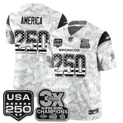 DEN 2026 Salute to Service Edition Vapor Jersey - Stitched