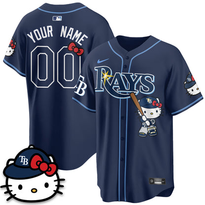 Tampa Bay Rays x Meow KT Edition Vapor Limited Custom Jersey - Stitched
