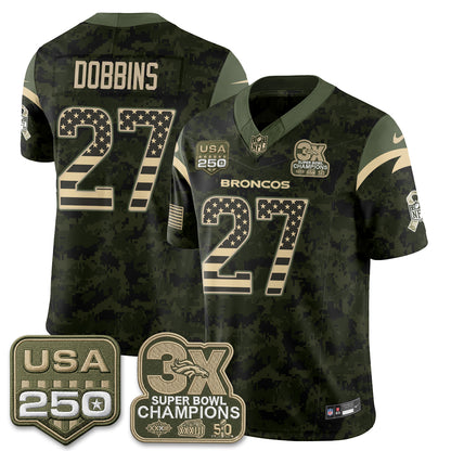 DEN 2026 Salute to Service Edition Vapor Jersey - Stitched