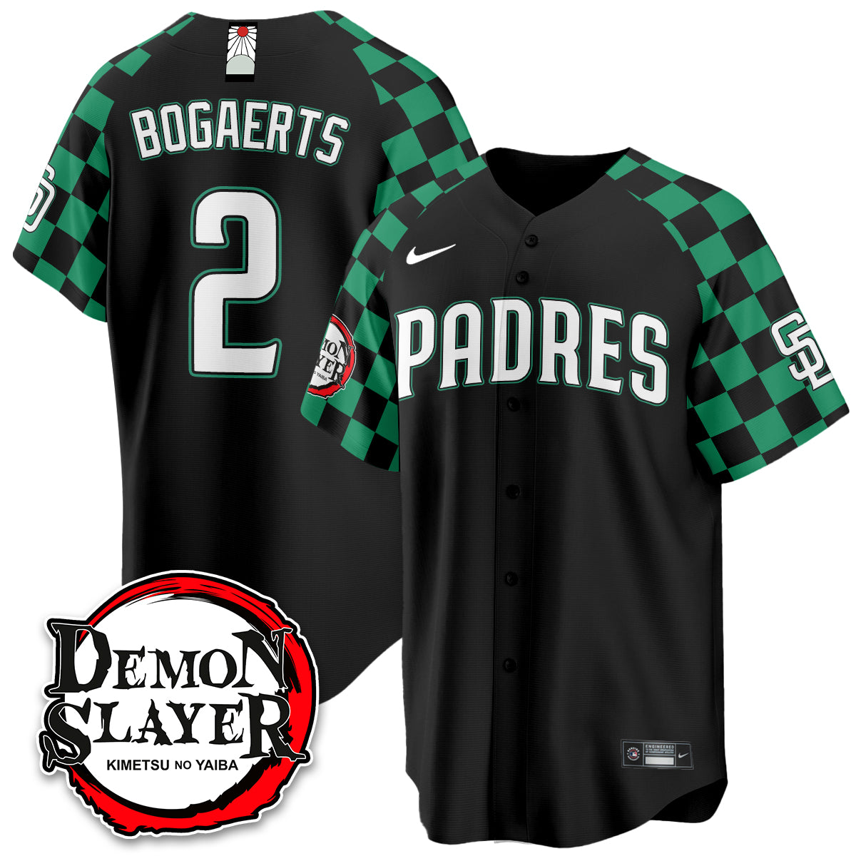 San Diego Padres Demon Slayer Vapor Limited Jersey - Stitched