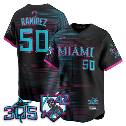 MIA 2026 Jackie Robinson New Era Vapor Limited Jersey - Stitched