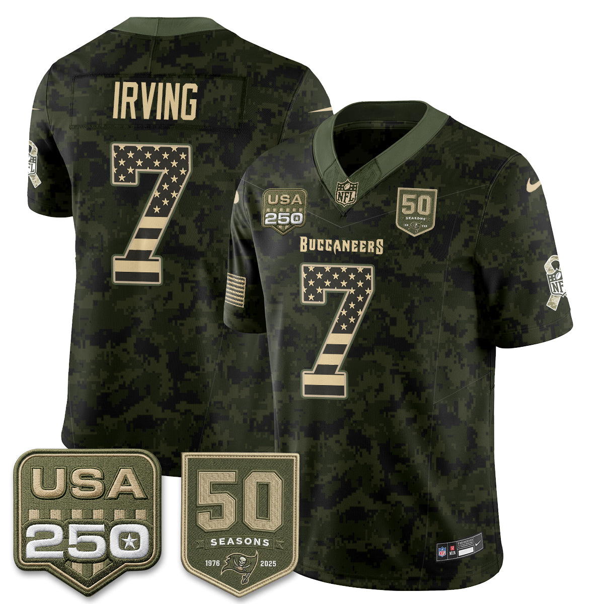 TB 2026 Salute to Service Edition Vapor Jersey - Stitched