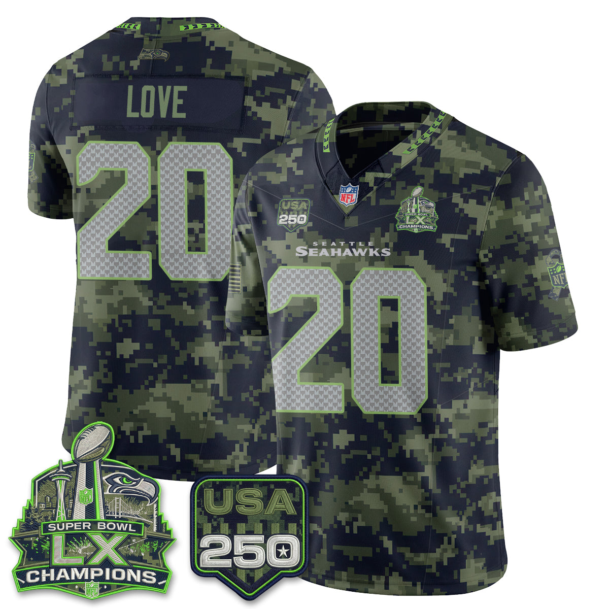 SEA 2026 Salute to Service Edition Vapor Jersey - Stitched