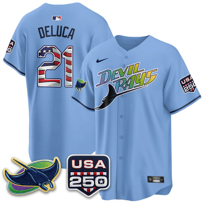 TB Independence Day USA 2026 City Connect Vapor Jersey - Stitched