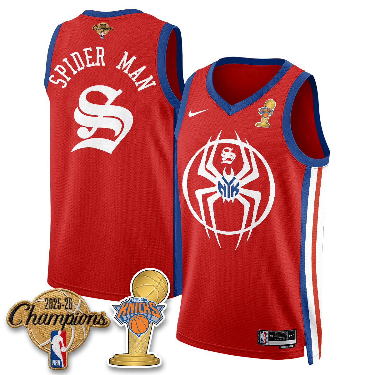 NYK 2026 Champions Brand New Day Vapor Jersey - Stitched