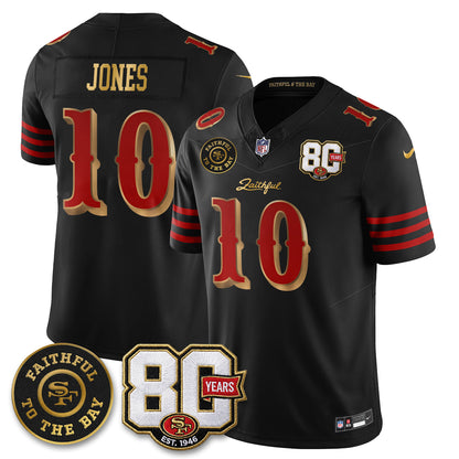 SF “Rivalries” Vapor Limited Jersey - Faithful To The Bay Patch - All Stitched