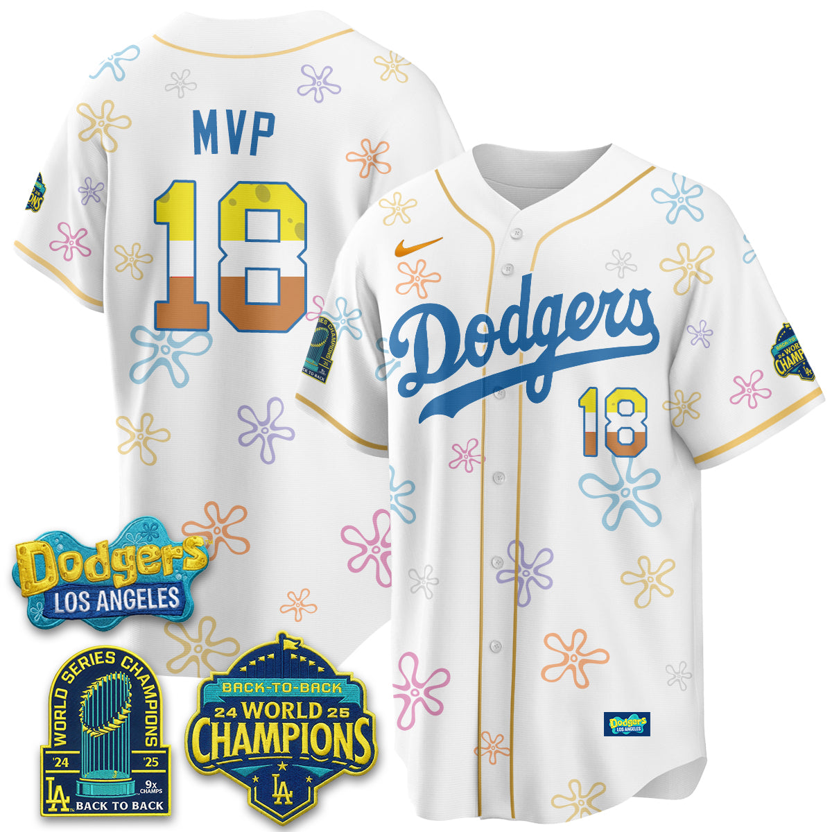 Los Angeles Dodgers x SBSP Vapor Jersey - Stitched