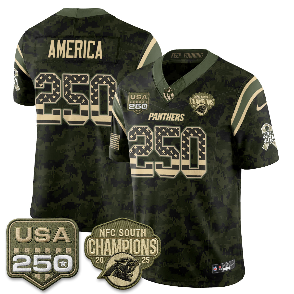 CAR 2026 Salute To Service Edition Vapor Jersey - Stitched
