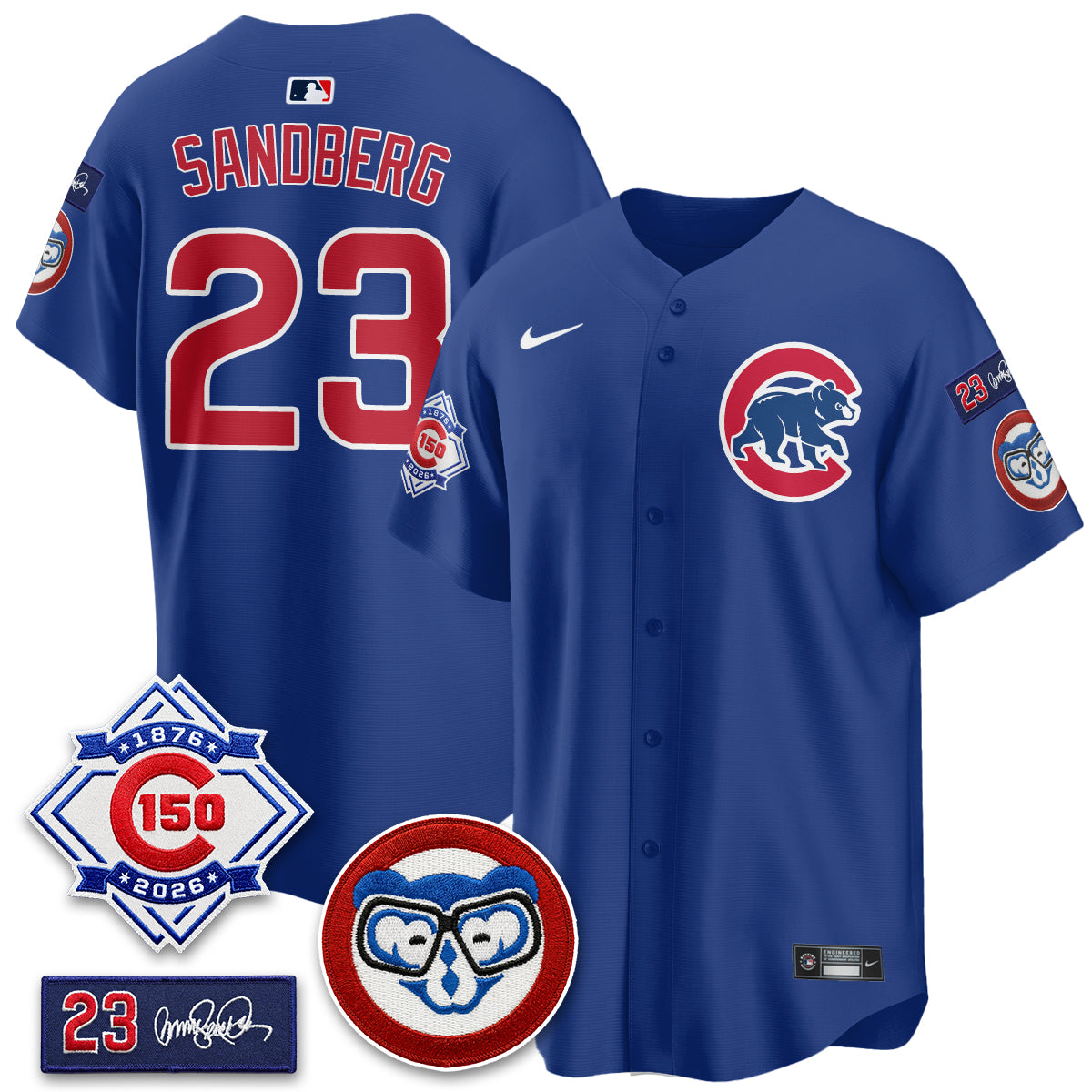 Chicago Cubs 150th Anniversary Holy Cow Vapor Premier Limited Jersey - All Stitched