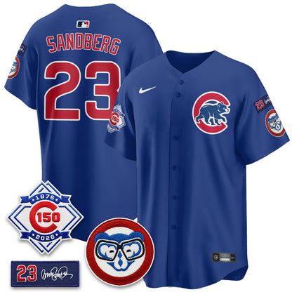 Chicago Cubs 150th Anniversary Holy Cow Vapor Premier Limited Jersey - All Stitched