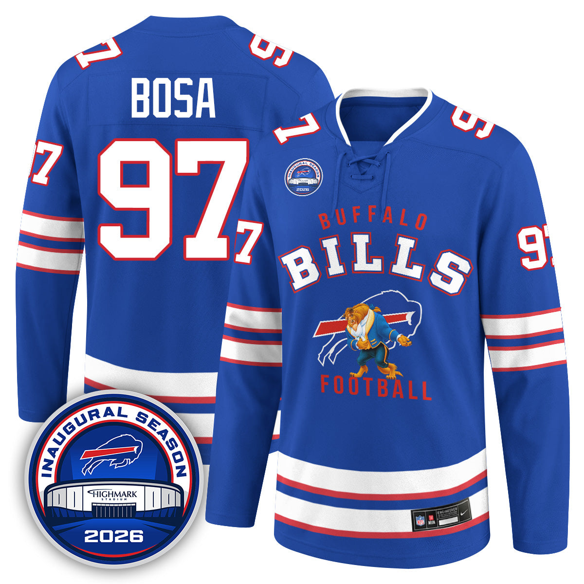 BUF x The Beast Edition Hockey Jersey - Printed