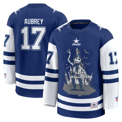 Dallas Cowboys x Nightmare Halloween 2026 Edition Hockey Jersey - Printed