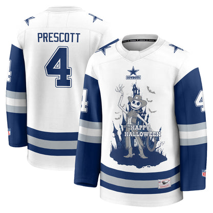 Dallas Cowboys x Nightmare Halloween 2026 Edition Hockey Jersey - Printed