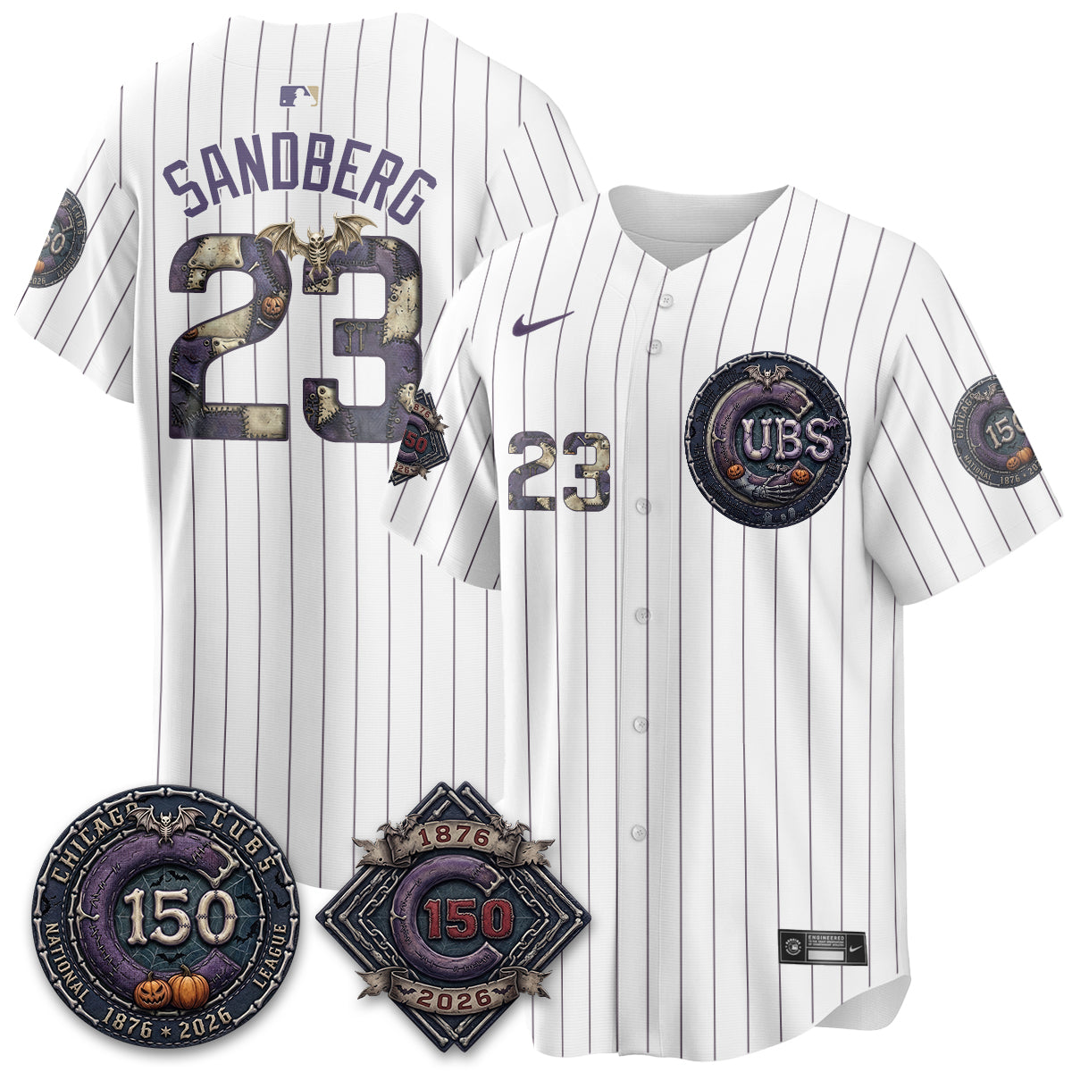 Chicago Cubs Nightmare Edition Vapor Limited Jersey - Printed