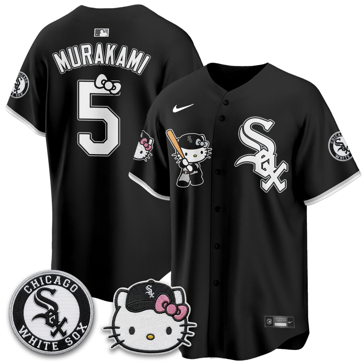 Chicago White Sox x Meow KT Vapor Jersey - Stitched