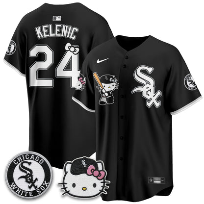 Chicago White Sox x Meow KT Vapor Jersey - Stitched