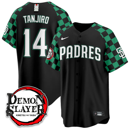 San Diego Padres Demon Slayer Vapor Limited Jersey - Stitched