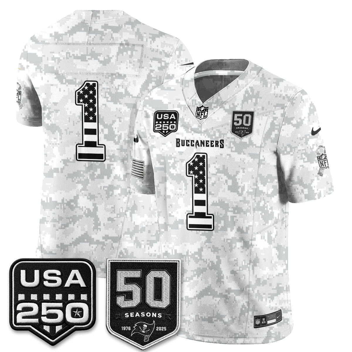 TB 2026 Salute to Service Edition Vapor Jersey - Stitched