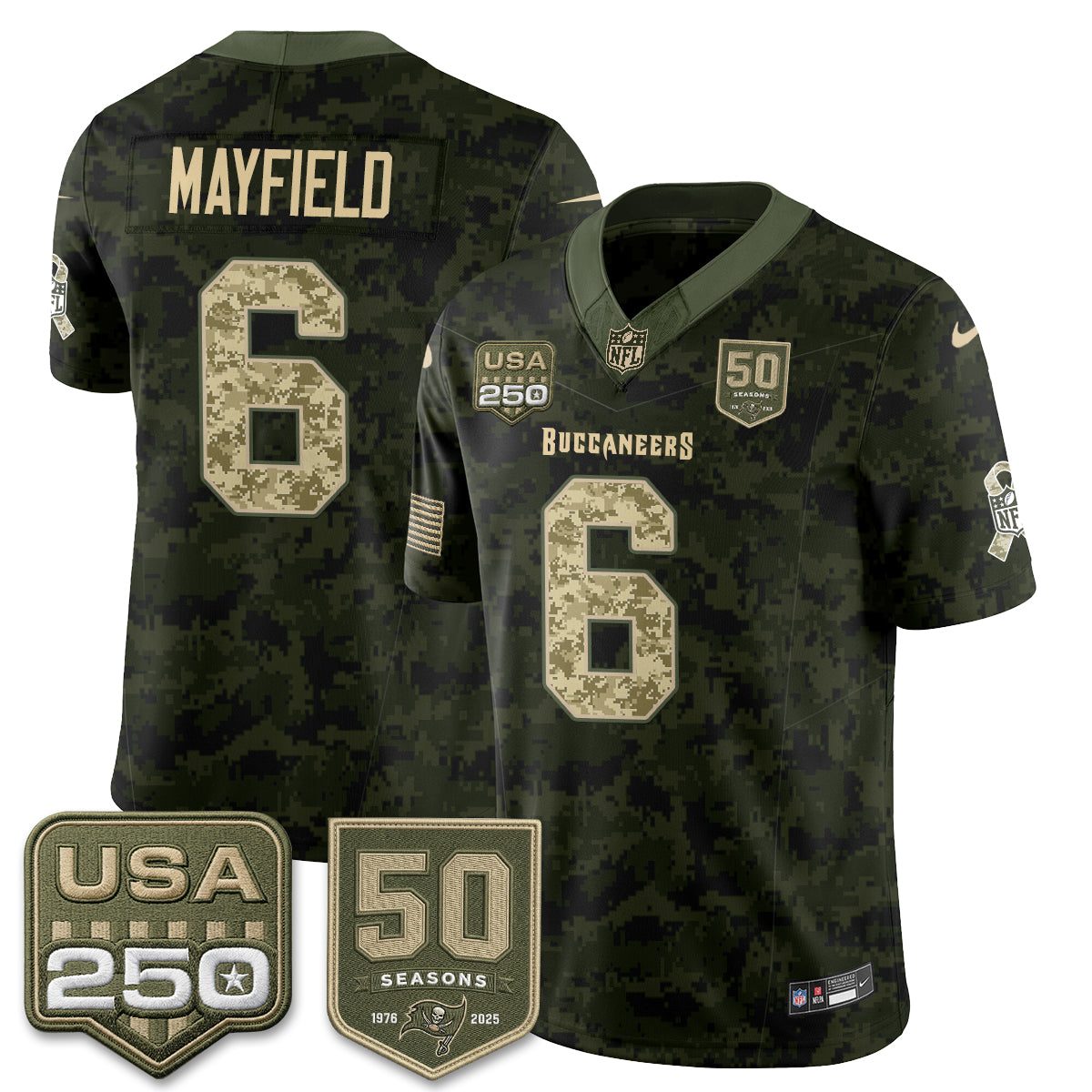 TB 2026 Salute to Service Edition Vapor Jersey - Stitched