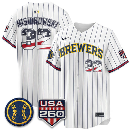 MIL Fourth of July Vapor Limited Jersey - Stitched