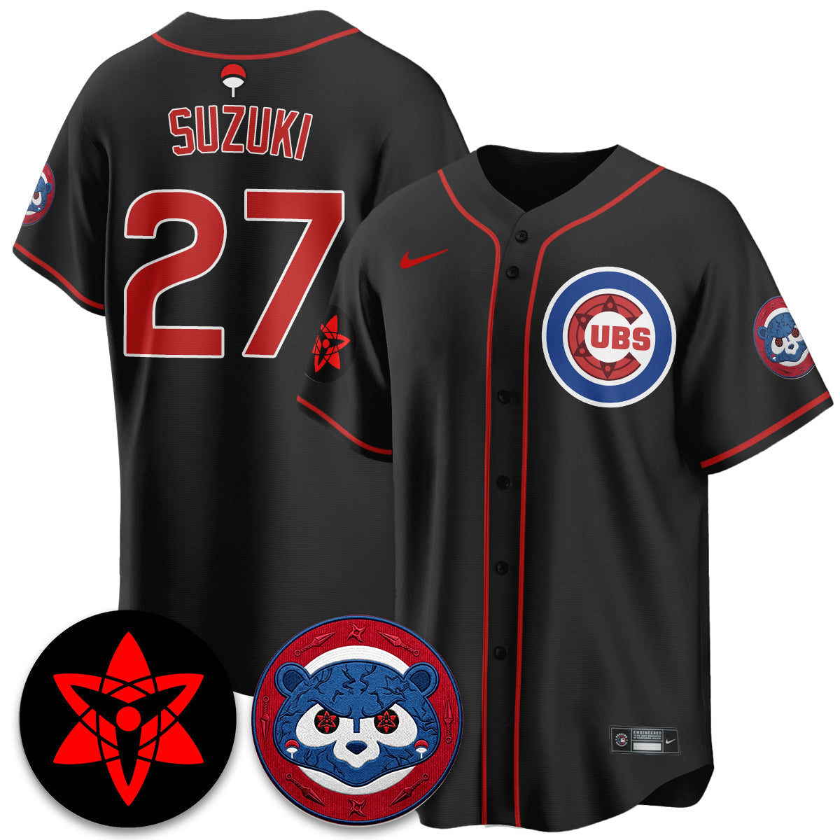 CHC Uchiha Sasuke Vapor Limited Jersey - Stitched