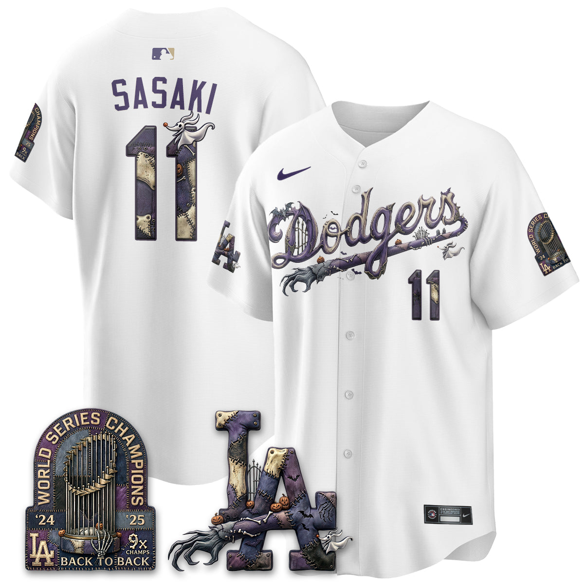 LAD Nightmare Edition Vapor Jersey - Stitched
