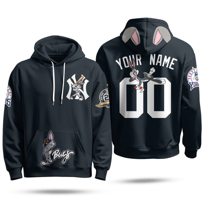 NYY Bunny Vapor Limited Custom Hoodie - Printed