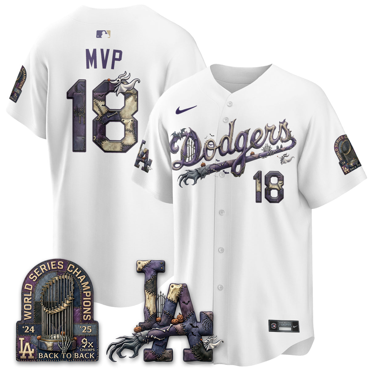 LAD Nightmare Edition Vapor Jersey - Stitched
