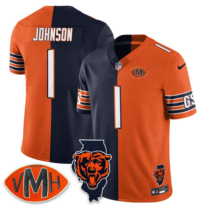 CHI Honor Virginia Halas McCaskey Split Edition - Stitched