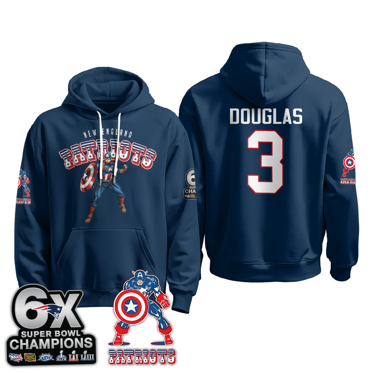 NE x Liberty Guardian Edition Pullover Hoodie V2 - Printed