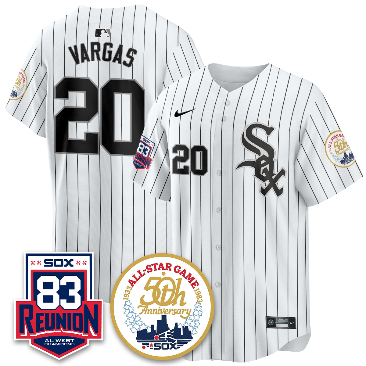 CWS Reunion All West Champions Vapor Jersey - Stitched -NQD